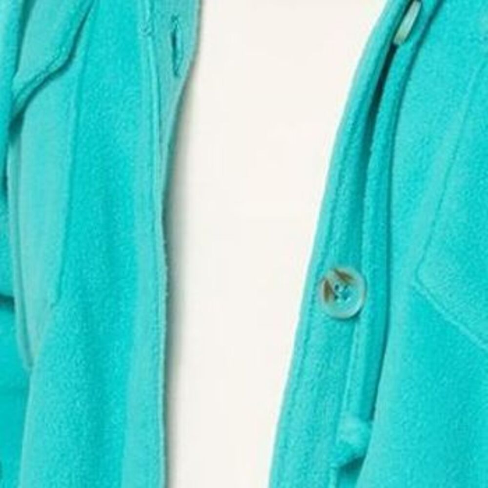 Belle by Kim Gravel Women's Jacket Sz XL Go To Fleece Hooded Blue A673918 - Picture 2 of 4